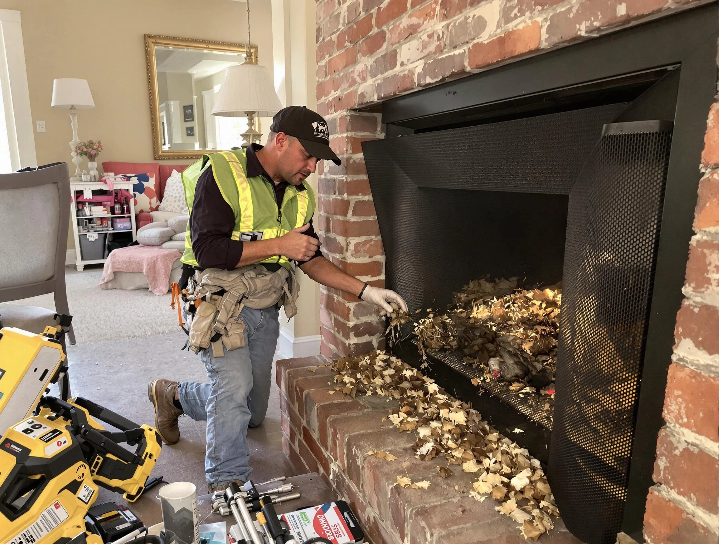 Safe screening installation by Maricopa Chimney Sweep in Maricopa, AZ