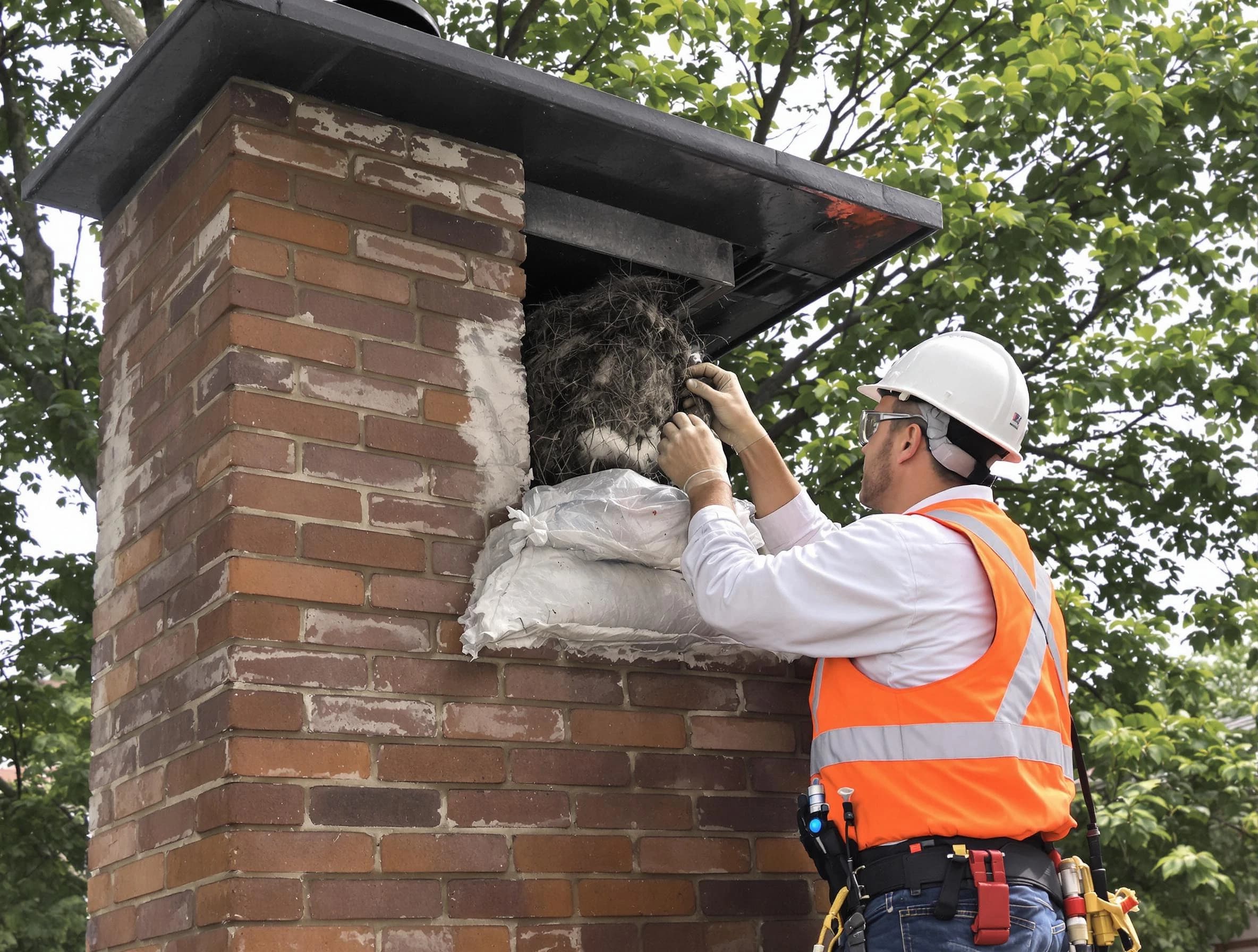 Humane removal of debris and animals by Maricopa Chimney Sweep in Maricopa, AZ
