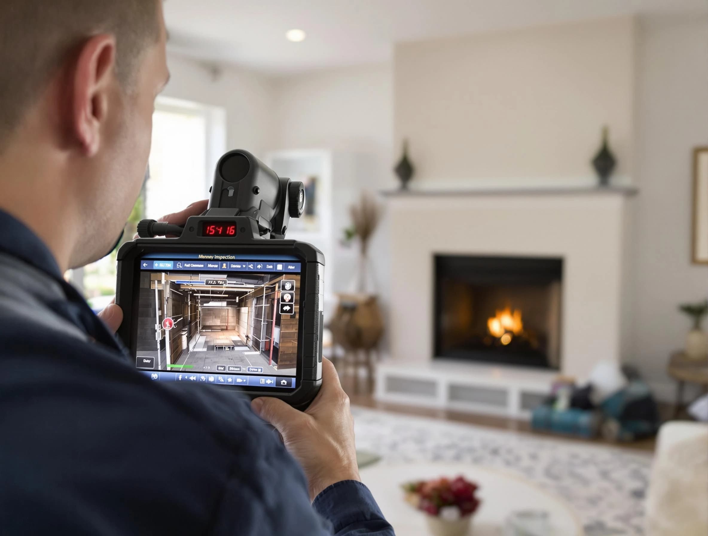 Maricopa Chimney Sweep conducting a thorough chimney inspection in Maricopa, AZ