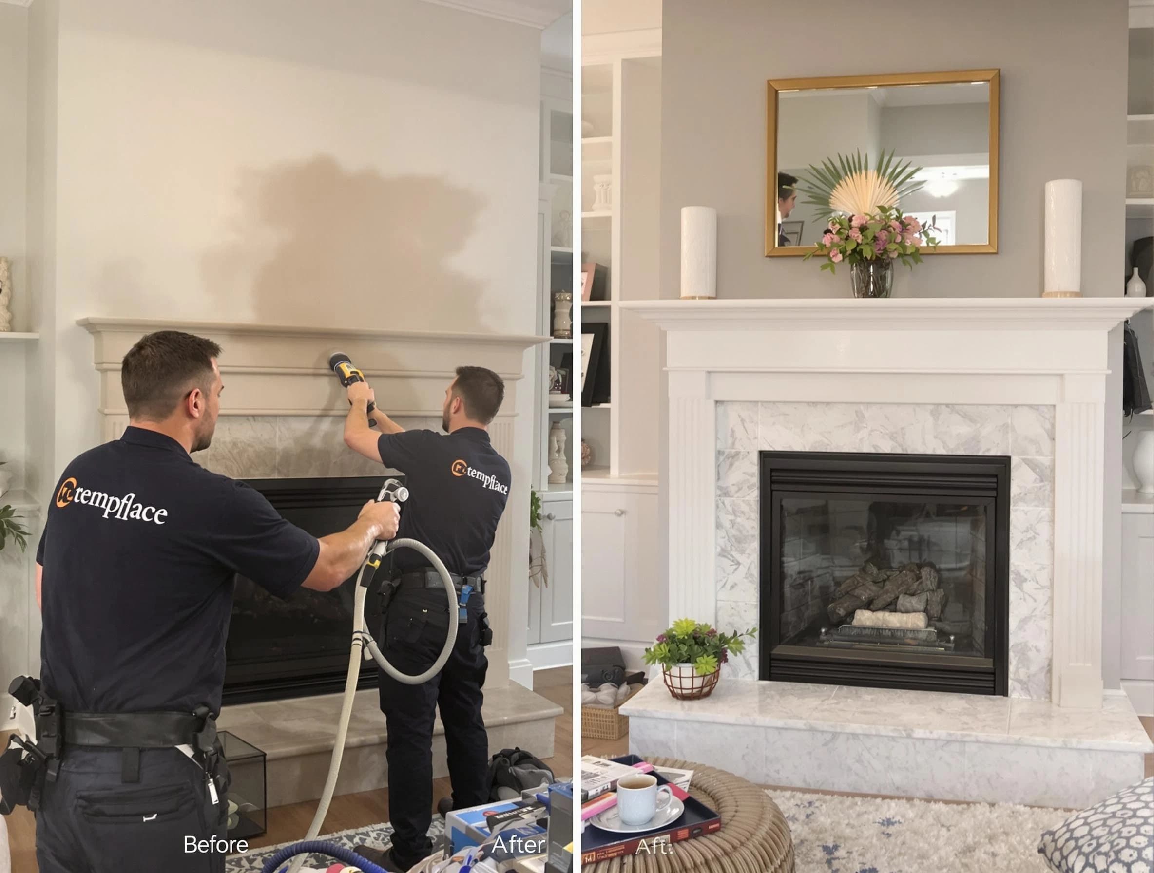 Professional soot removal by Maricopa Chimney Sweep team in Maricopa, AZ