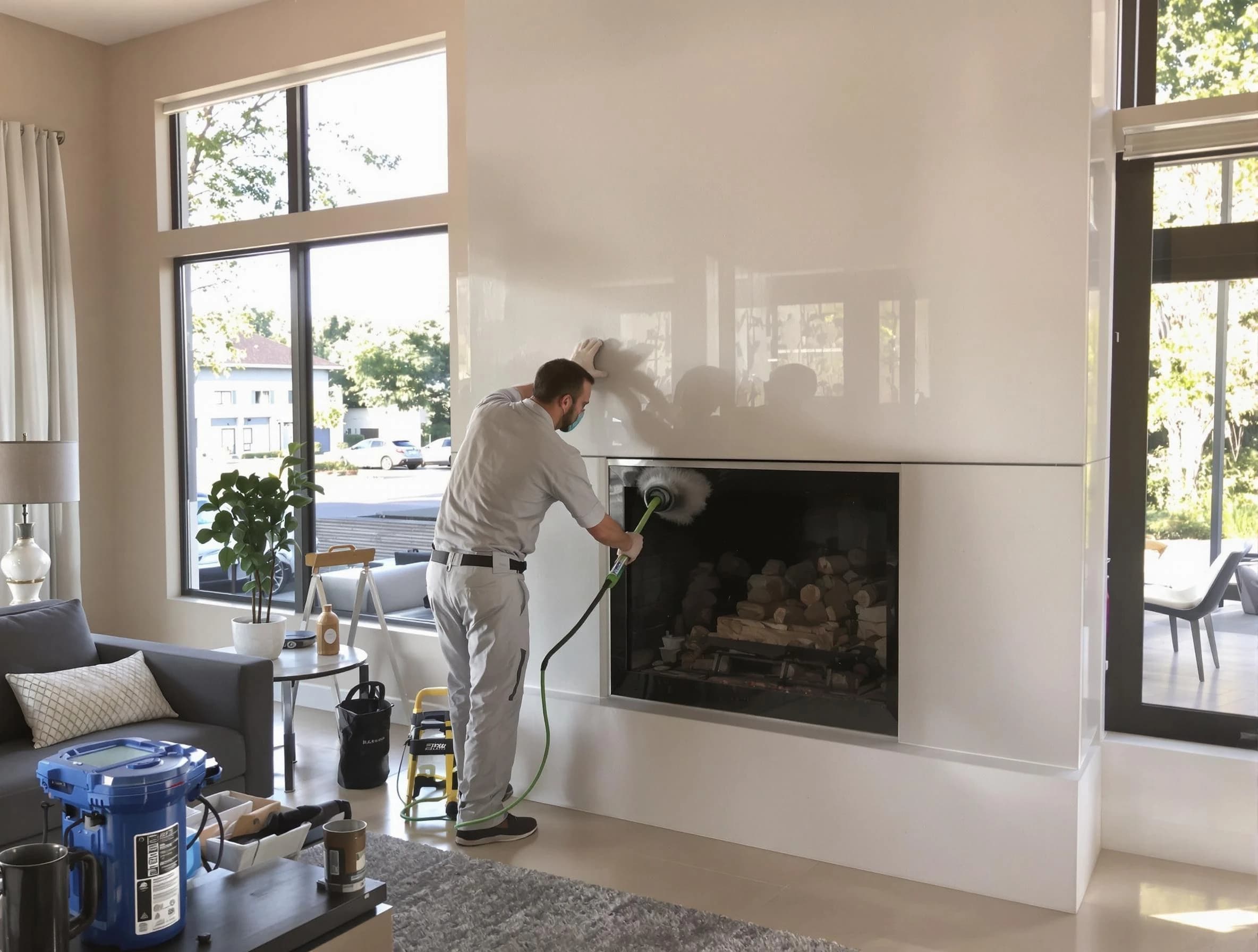 Maricopa Chimney Sweep performing thorough soot removal in Maricopa, AZ