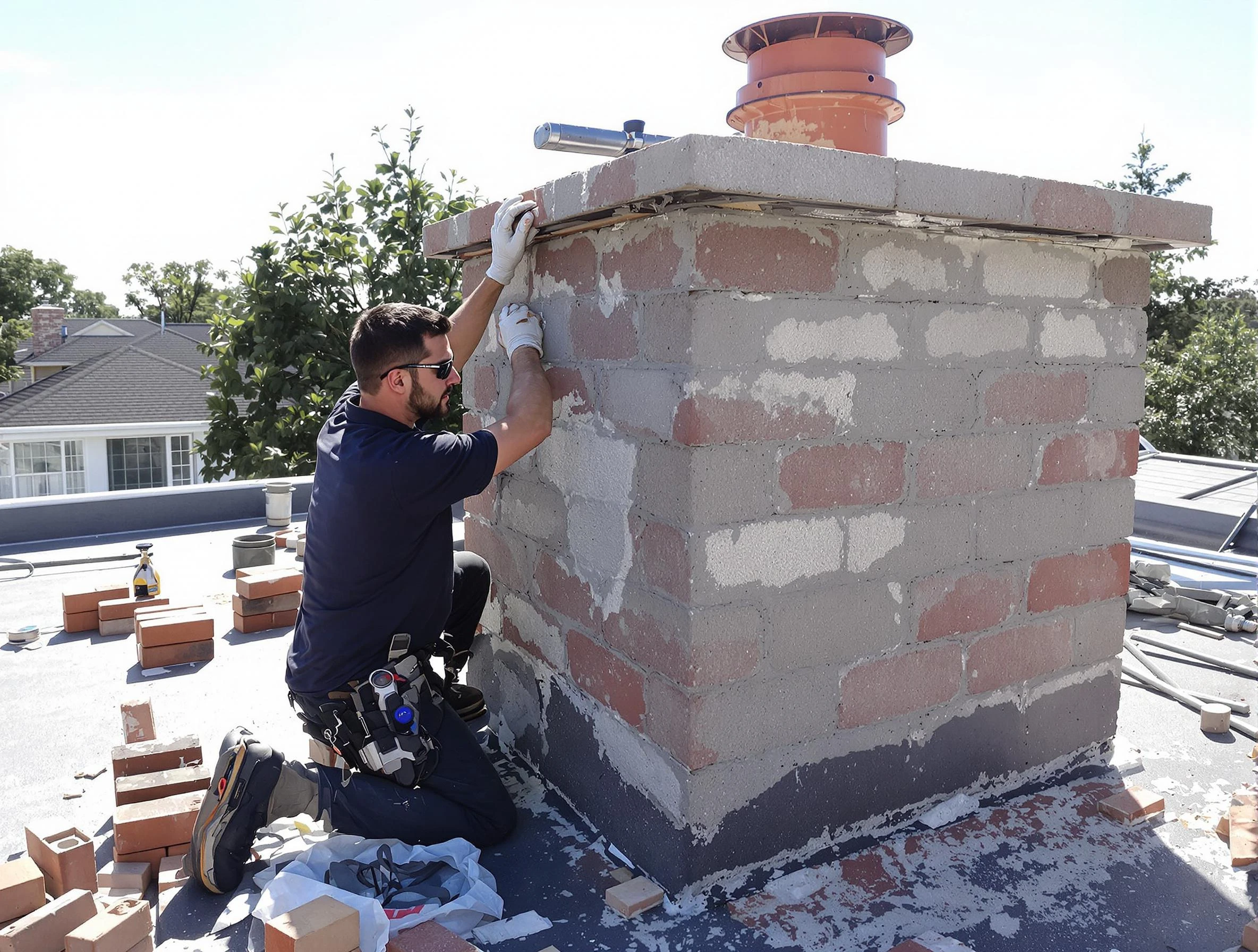 Advanced chimney repair process by Maricopa Chimney Sweep in Maricopa, AZ