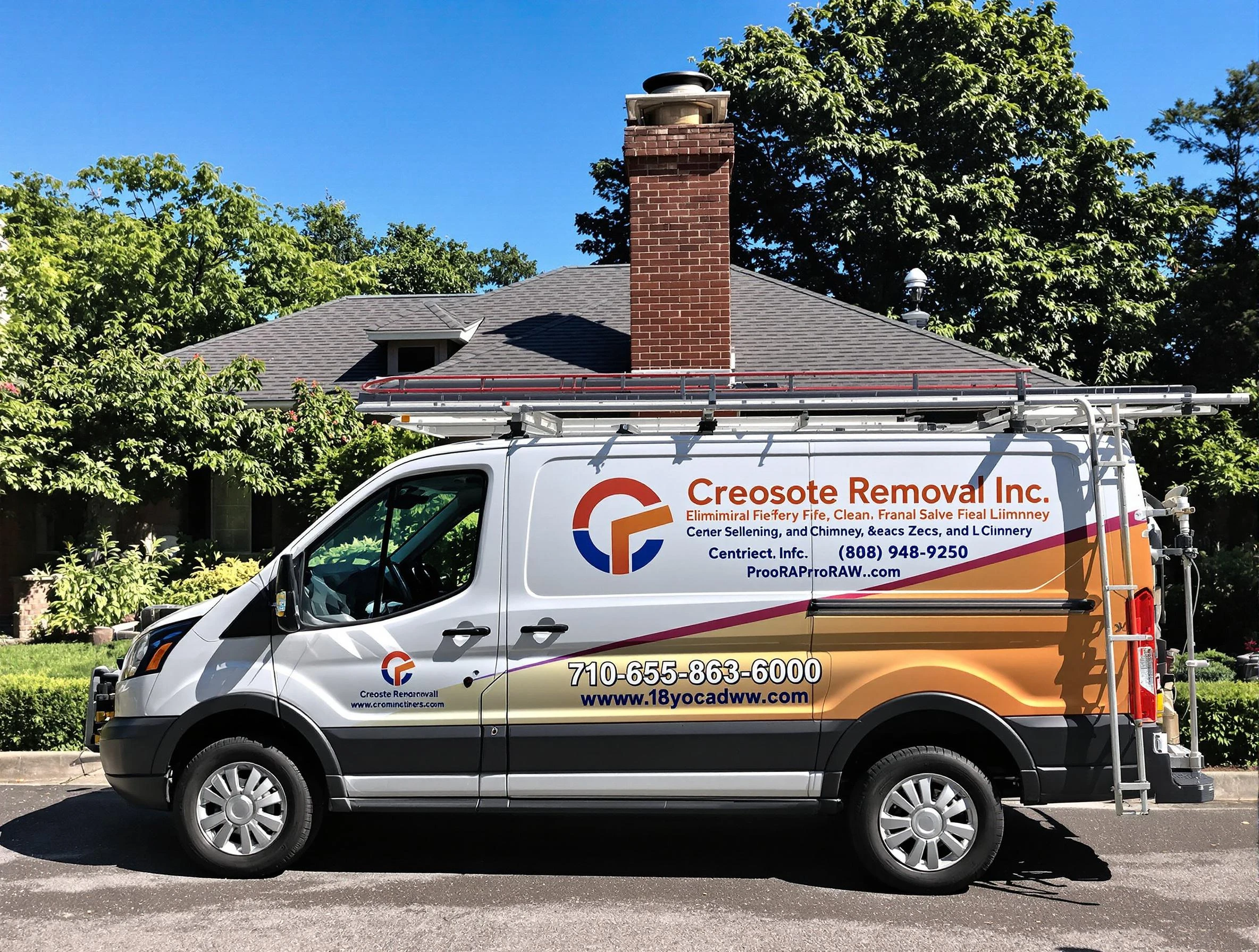 Maricopa Chimney Sweep technician removing creosote safely in Maricopa, AZ